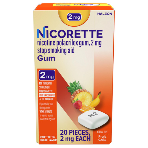 2mg Nicotine Gum Fruit Chill (20 Ct)