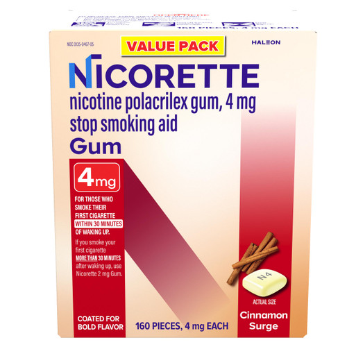 4mg Nicotine Gum Cinnamon Surge (160 Ct)
