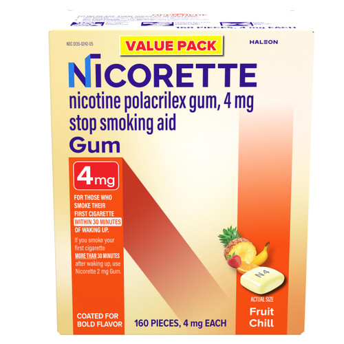 4mg Nicotine Gum Fruit Chill (160 Ct)