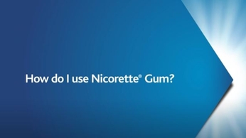 Video about Nicorette Gum usage.