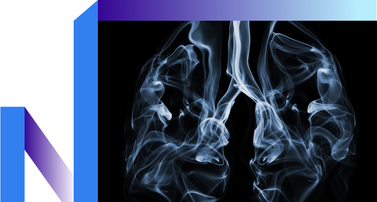 Lungs in blue smoke highlight smoking's consequences; explore our science-backed quitting resources.