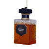 Ornament Glass Whiskey Bottle H8.5cm