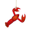 Ornament Glass Lobster H14cm