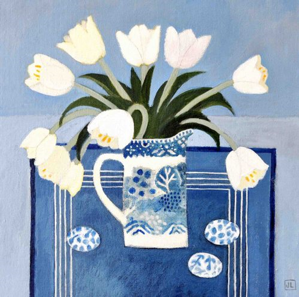 Jill Leman - White Tulips