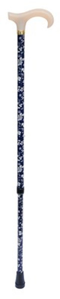 Petite Derby Height Adj. Fabric Wrapped Navy&White Floral