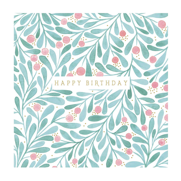 HB- Leaves & Berries (Embossed/Foil)