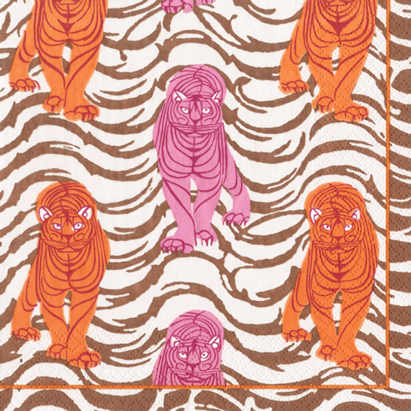 SALE - Tiger Stripe Orange&Pink