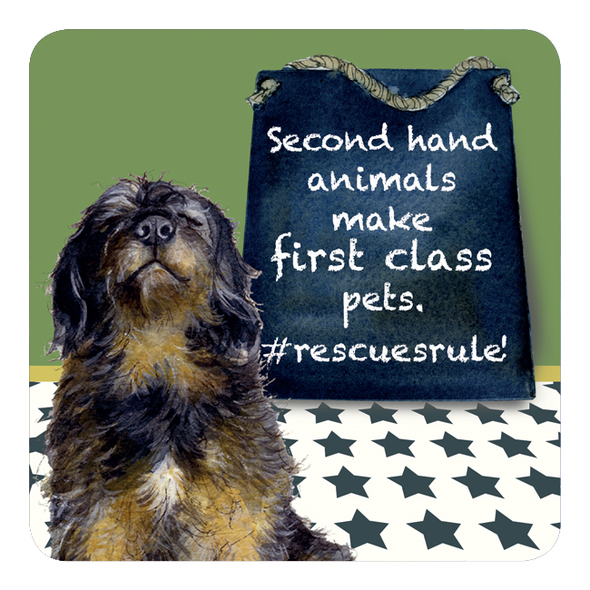 Coaster - Rescue Rules (10.5cm SQ)