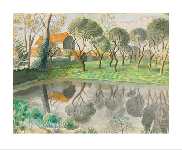 Eric Ravilious - Newt Pond