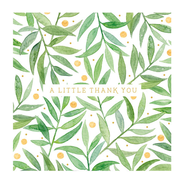 TY- Little Thankyou (Embossed/Foil)