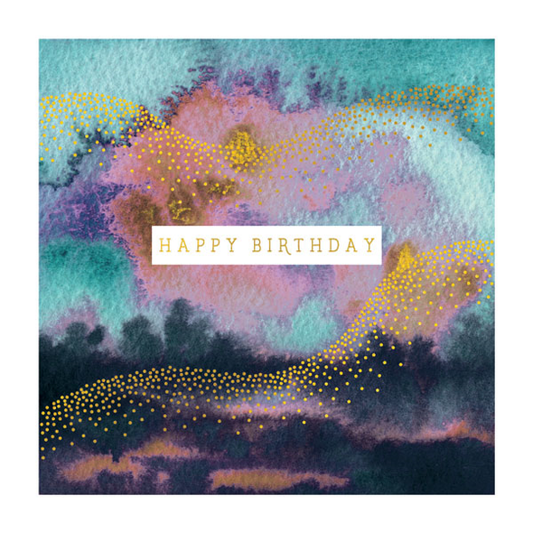 HB- Watercolour (Embossed/Foil)