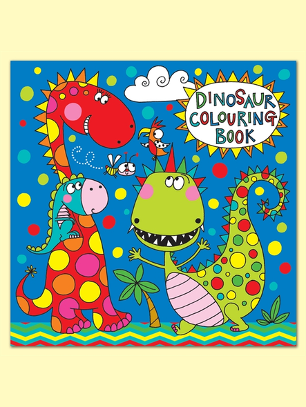 Colouring Book Square - Dinosaur