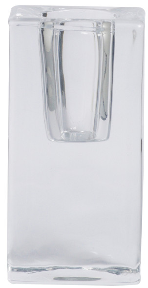 Glass Candle Holder Rect (80/40mm)