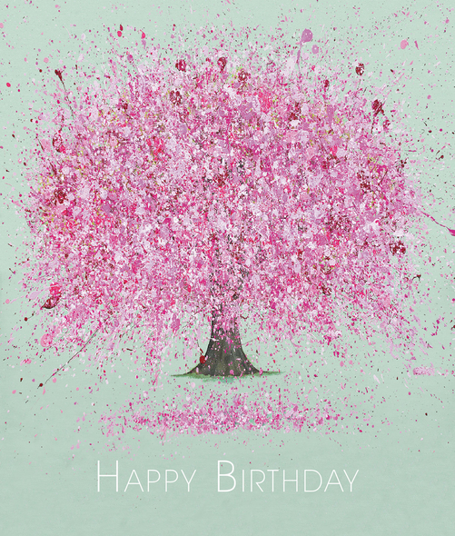 HB- Pink Birthday Tree