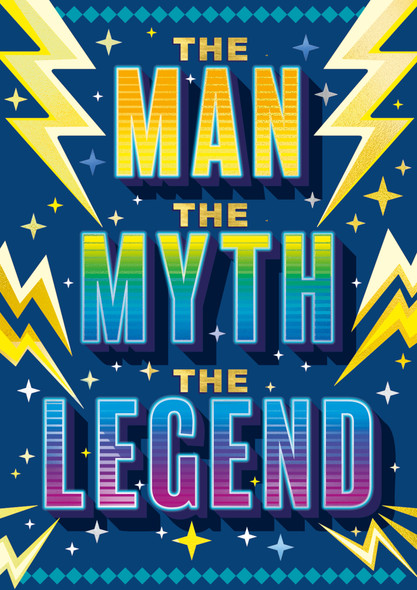 Hot Foils HB- Man Myth Legend