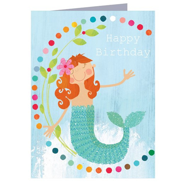 Small Card HB- Mermaid (Linen Board)