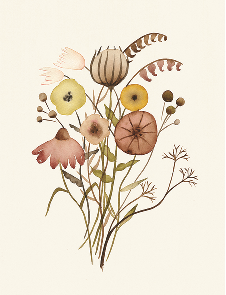 Andrea Watercolours - Wildflowers