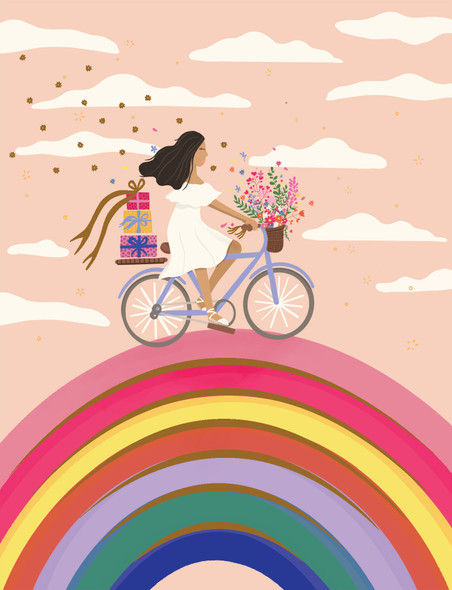 HB- Riding The Rainbow (Gold Foil)