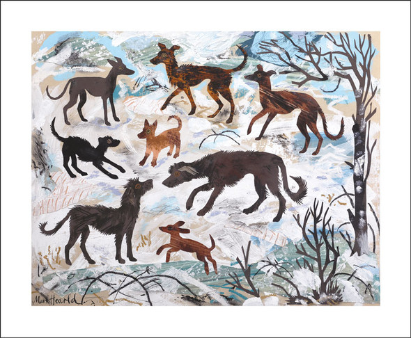 Mark Hearld - Hounds in the Snow