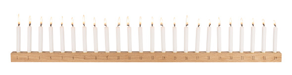 Candle Holder Advent - 24 Candle wooden display (80cm)
