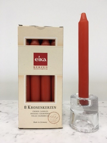 SALE Eika Crowns (Box8) Terracotta -195mm x2.1Ø