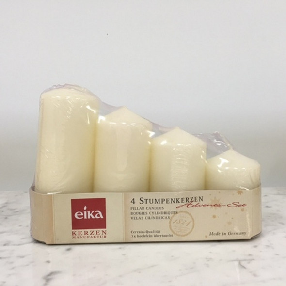 Eika Advent Set Pillar Ivory (4)- 7,9,11, 13 x 5Ø