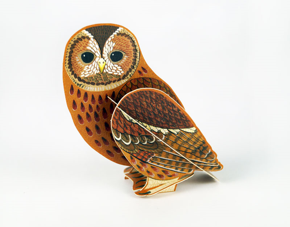 Alice Melvin 3D Pop-Out - Tawny Owl