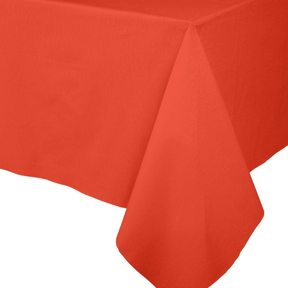 Table Cover - Paper Linen Orange