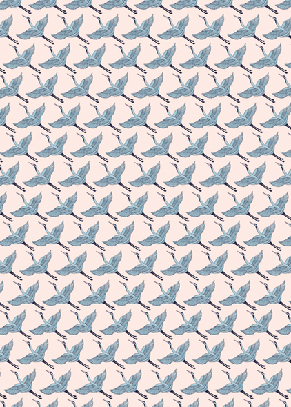 Wrap SALE -Blue Cranes