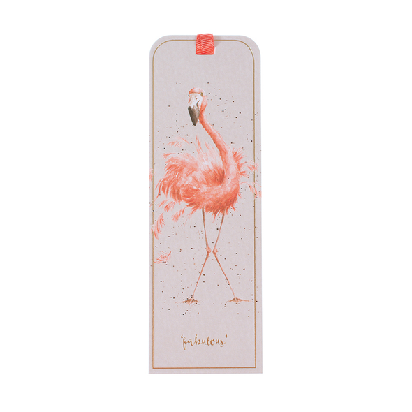 Bookmark Gold Foil- Flamingo (50mm x150mm;150gsm)