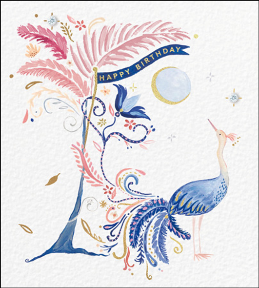 Riad HB- Bird (Embossed Foil)