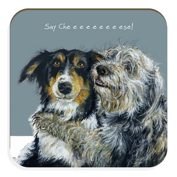 Coaster - Say Cheese  (10.5cm SQ)