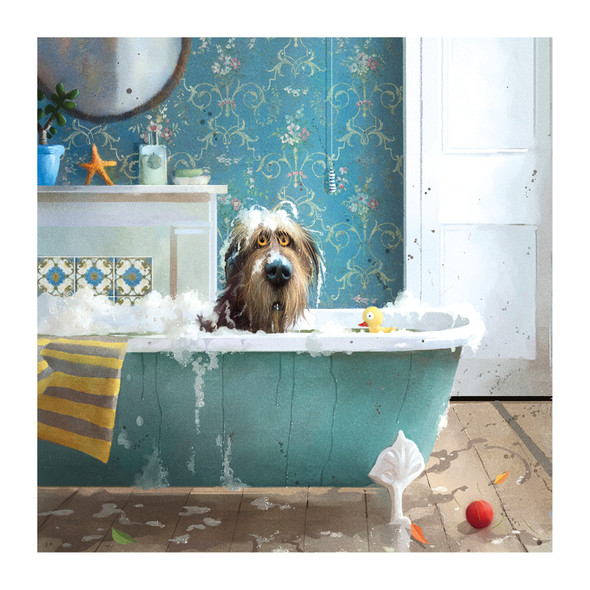 Toby - Dog in Bath