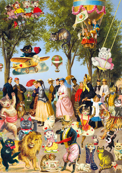 Hope & Glory - Cats Picnic & Balloon