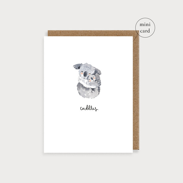 Small Card - Koalas Cuddles