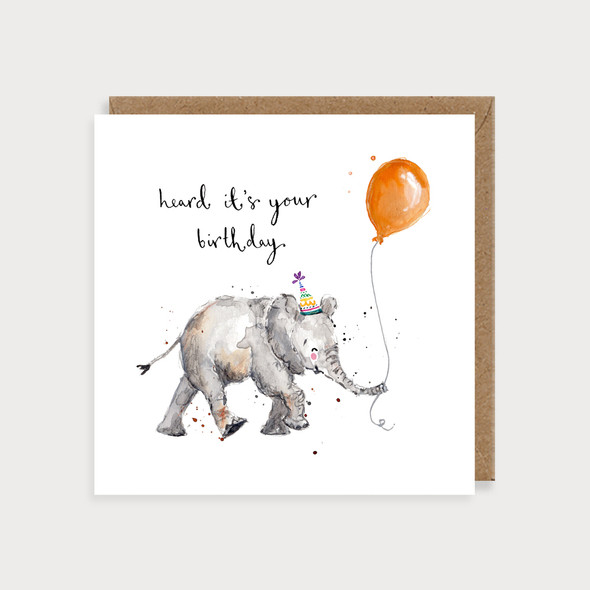 HB- Elephant Heard it's Your Birthday
