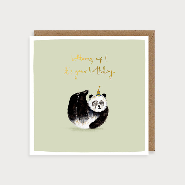 HB- Panda Bottoms Up (Gold Foil)