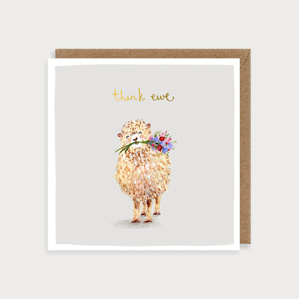 TY- Thank Ewe (Gold Foil)