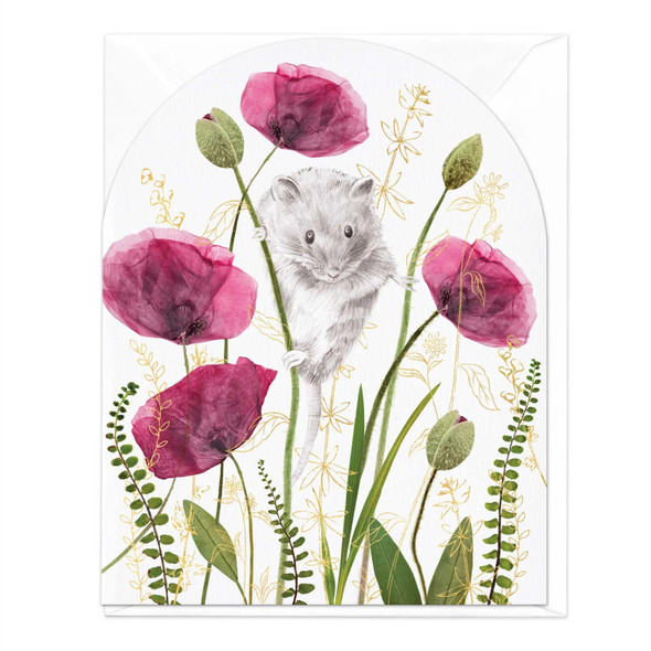 Arched- Pressed Flowers Single Mouse (unbagged)