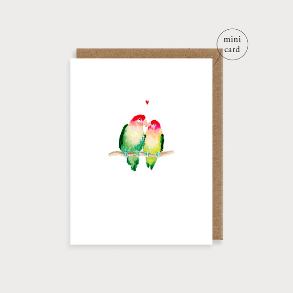 Small Card- Lovebirds