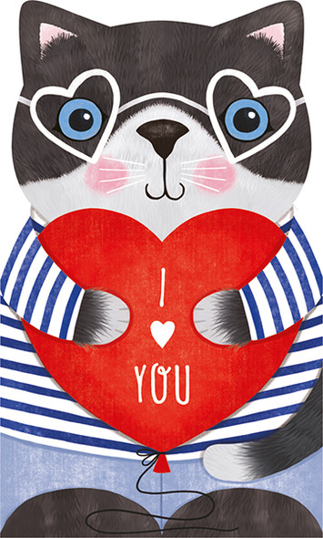 Val- I Love You Cat (92x153mm)