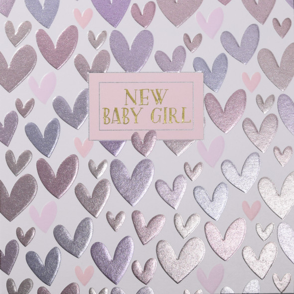 NB- New Baby Girl Hearts