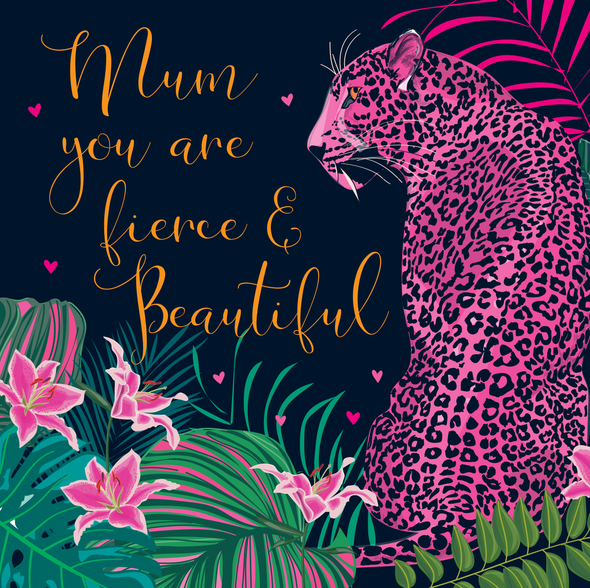 Mother's Day- Fierce and Beautiful Leopard