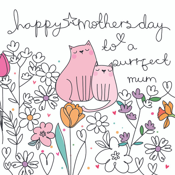 Mother's Day- Purrfect (unbagged)