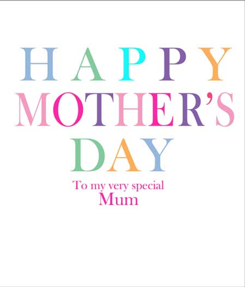 Mother's Day- Very Special Mum (M24PFC S312)