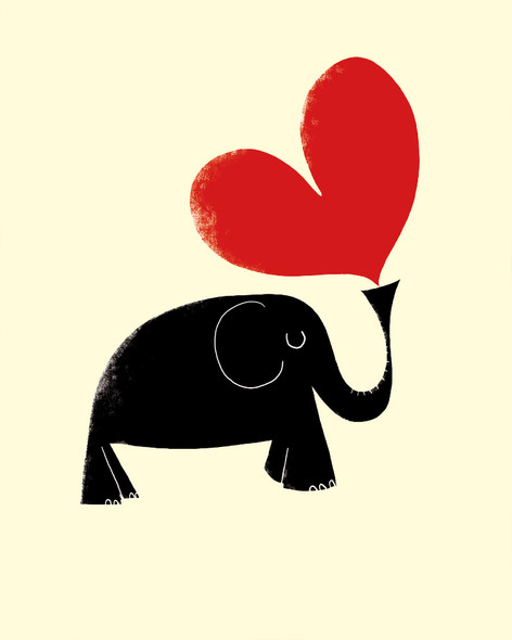 Ink Press- Elephant & Heart