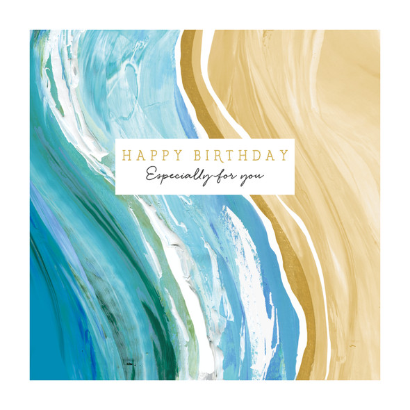 HB- Abstract Coast (Embossed/Foil)