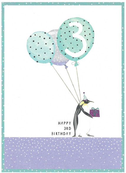HB- 3rd Birthday Penguin