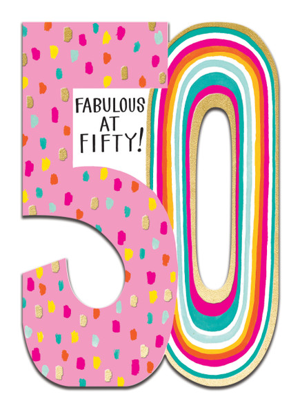 HB- Fabulous at 50 (Die Cut)