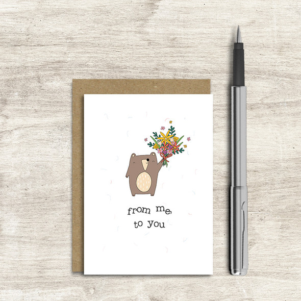 Small Card - To You Flowers (A7 Unbagged)